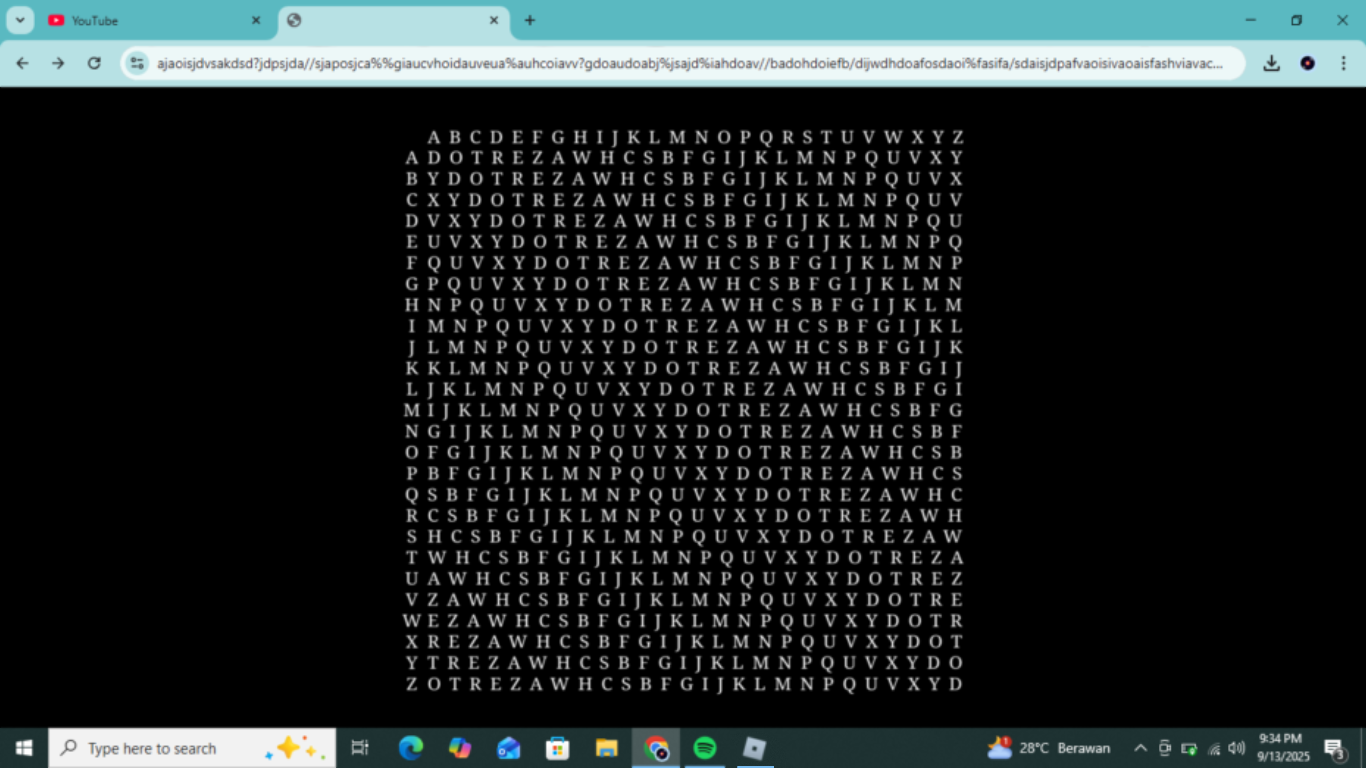 Screenshot of the website linked by Anomaly #0421, displaying a non-standard Vigenère encryption tableau.